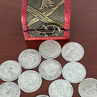 清明民國袁大頭銀元擺件