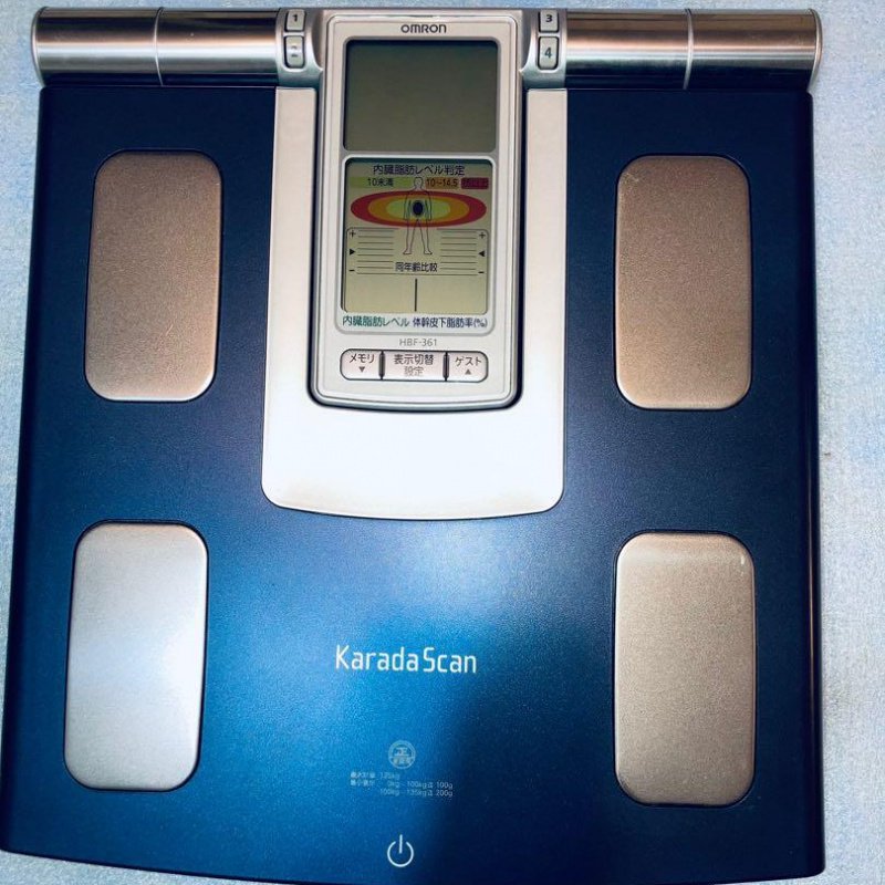 OMRON KaradaScan 361 体脂肪計 HBF-361 BODY COMPOSITION MONITOR-HBF-361 : Amazon.in: Health