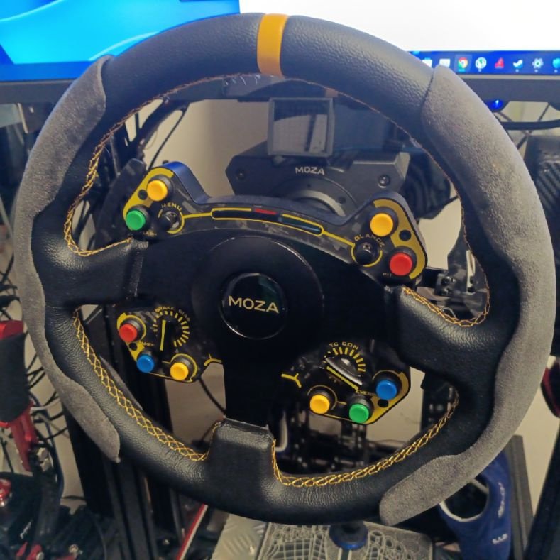 Moza R9 direct drive wheel pc ps4 ps5 not Logitech Thrustmaster Fanatec